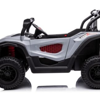 SUPERBUGGY UTV 24V PARA NIÑOS, 2 PLAZAS, GRIS, RC INDA598-LE13546